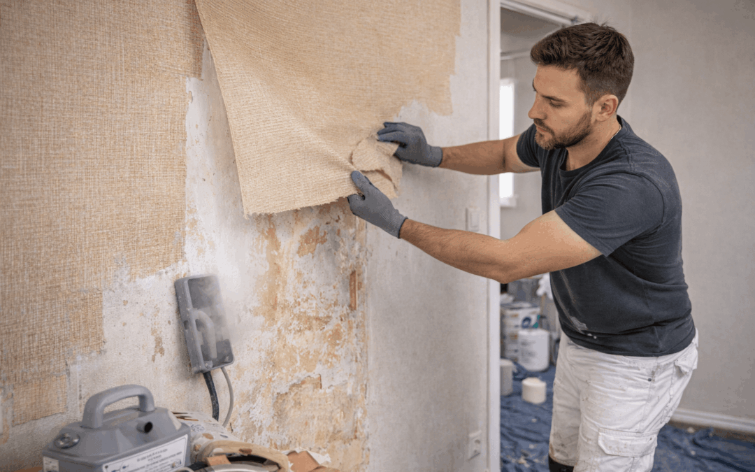 Är det möjligt att ta bort vävtapet?